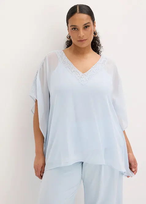 Tunika mit Spitzen-Einsatz, bonprix
