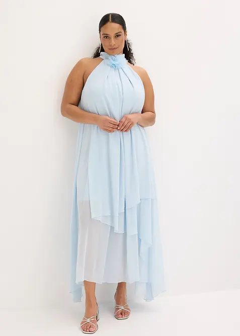 Maxikleid mit Blumen-Applikation, bonprix