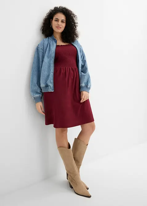 Jerseykleid aus reiner Bio-Baumwolle, bonprix