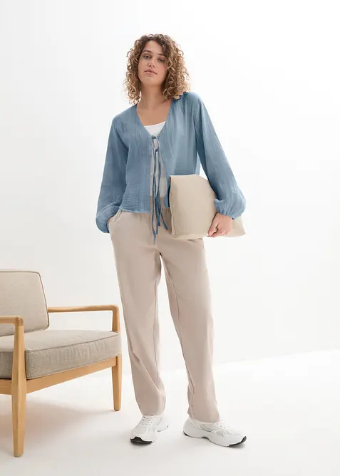 Bol&eacute;ro en gaze de coton, bonprix