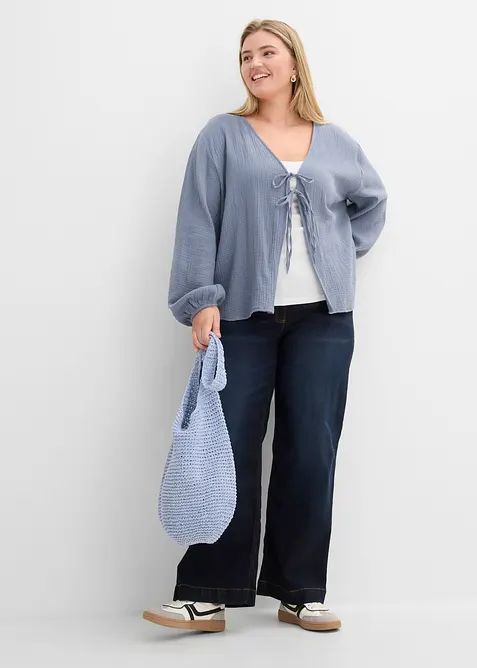 Bol&eacute;ro en gaze de coton, bonprix