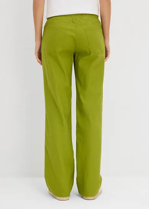 Leinen-Hose mit weitem Bein, bonprix