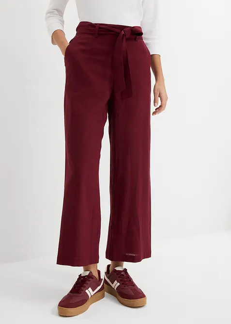Culotte aus luftigem Leinen-Mix, bonprix