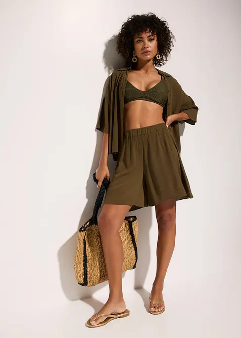 Short de plage en viscose fluide, bonprix