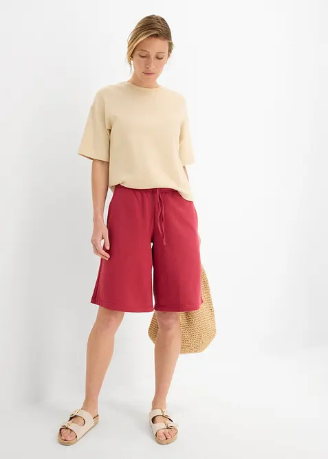 T-shirt boxy en coton &eacute;pais, bonprix