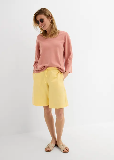 Boxy-Shirt aus schwerer Bio-Baumwolle, bonprix