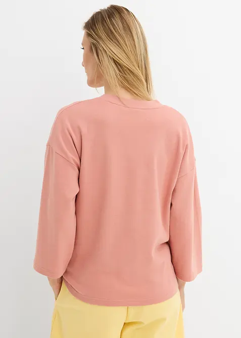 Boxy-Shirt aus schwerer Bio-Baumwolle, bonprix