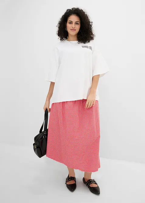 Maxirock aus elastischem Baumwoll-Mix, bonprix