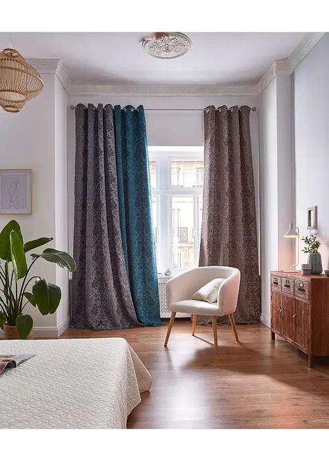 Abdunkelnder Vorhang, in vielen Gr&ouml;&szlig;en (1er Pack), bonprix