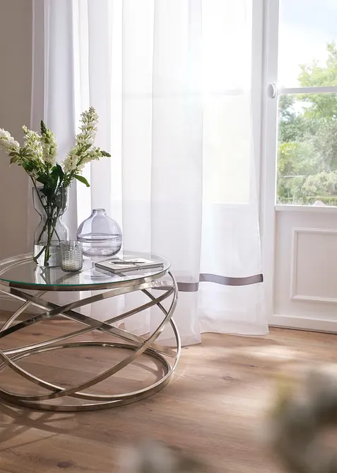 Table basse en verre, bonprix