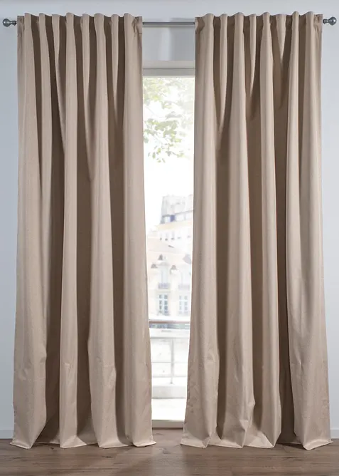 Verdunkelungsvorhang mit Struktur (1er Pack), bonprix
