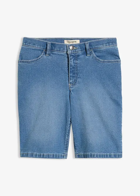 Bermuda en jean, taille mi-haute, bonprix