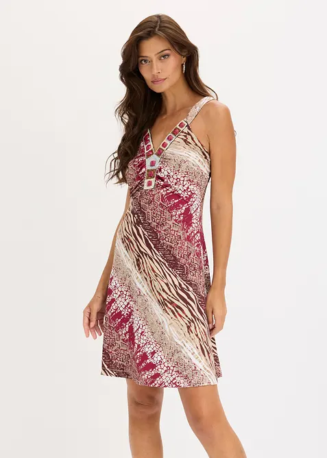 Jerseykleid in A-Linie, bonprix