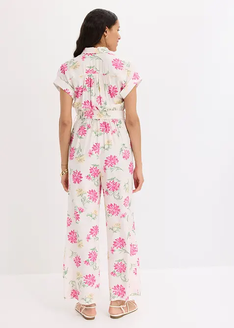 Jumpsuit aus flie&szlig;endem Viskose-Mix, bonprix