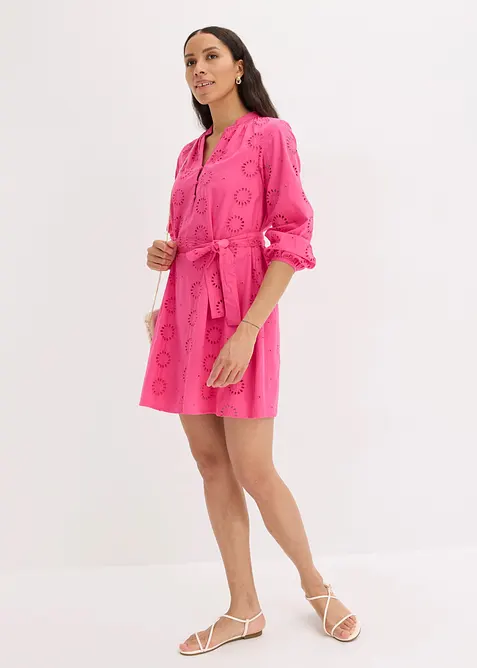 Blusenkleid aus reiner Bio-Baumwolle, bonprix