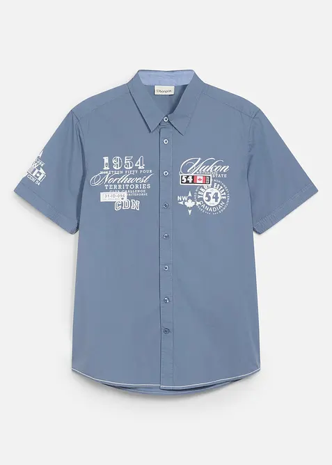 Chemise manches courtes &agrave; imprim&eacute;, bonprix