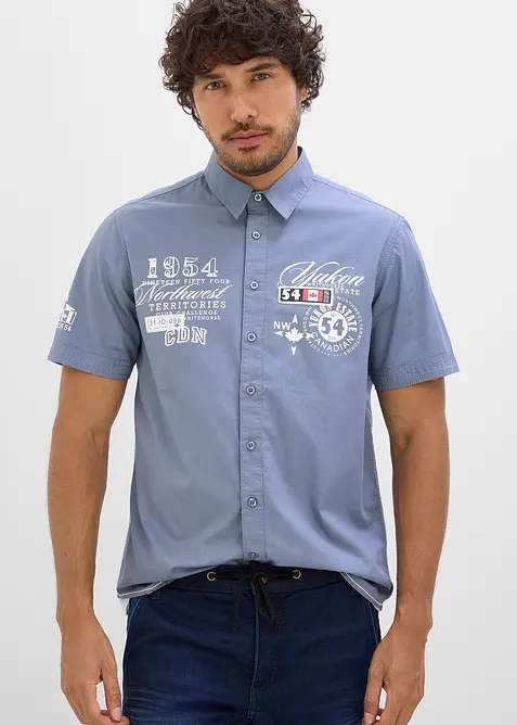 Chemise manches courtes &agrave; imprim&eacute;, bonprix