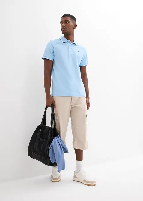 Polo en maille piqu&eacute;e 100% coton, bonprix