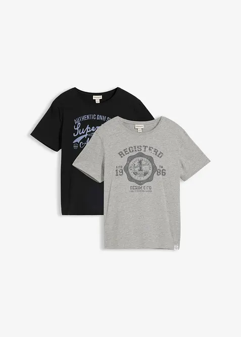 T-Shirt (2er Pack), bonprix