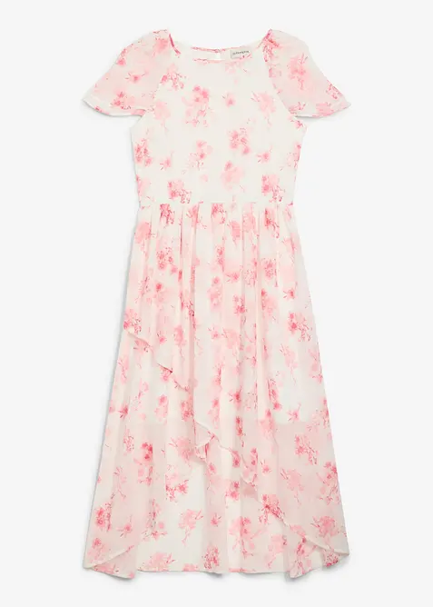 Chiffonkleid aus strukturiertem Crinkle, bonprix