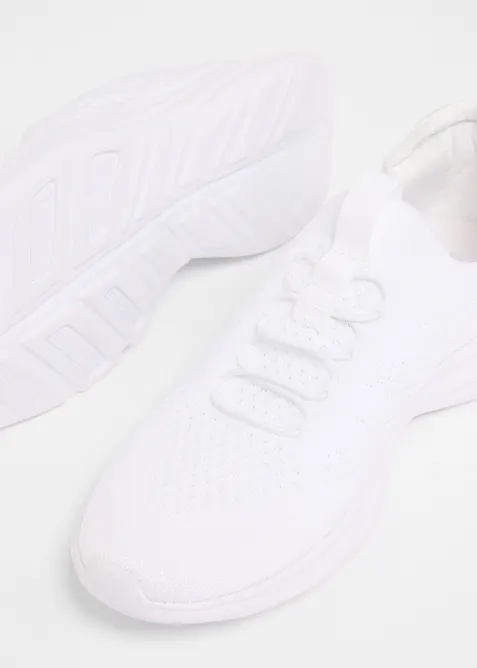 Sneakers &agrave; enfiler confortables en mati&egrave;re douce, bonprix