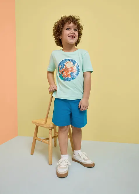 Lot de 2 shorts en jersey 100% coton, bonprix