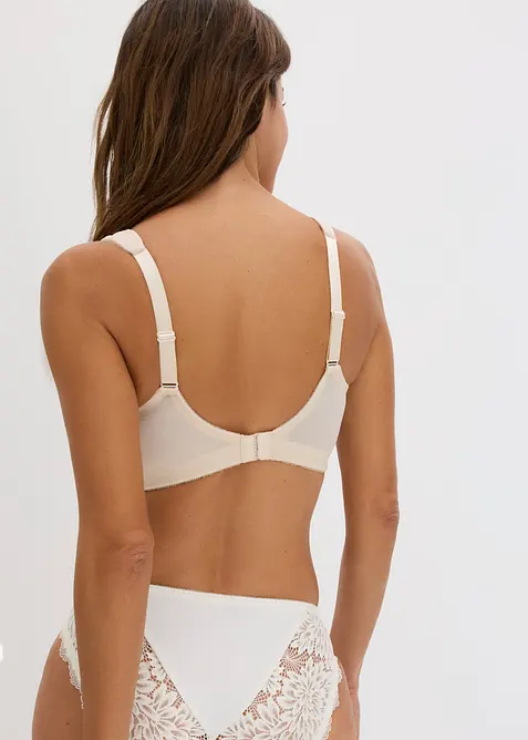 Soutien-gorge grand maintien sans armatures, bretelles rembourr&eacute;es, bonprix