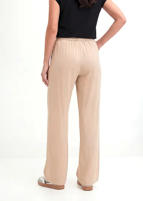 Palazzo-Hose aus softer Viskose, bonprix