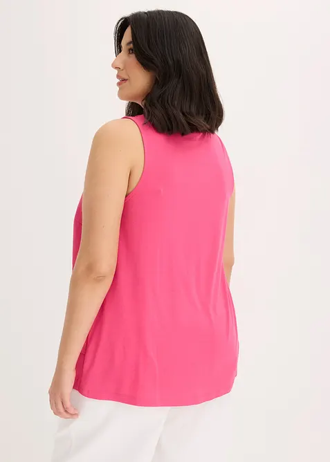 Top &agrave; encolure zipp&eacute;e, bonprix