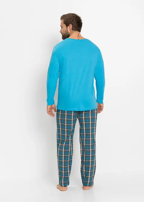 Pyjama 100% coton &agrave; manches longues, bonprix