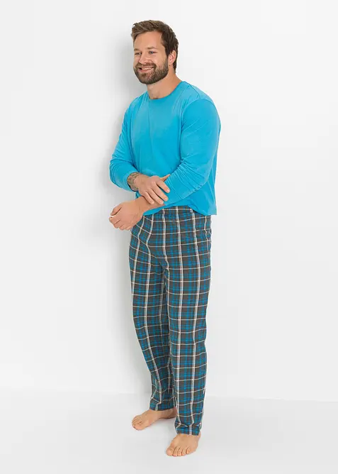 Pyjama 100% coton &agrave; manches longues, bonprix