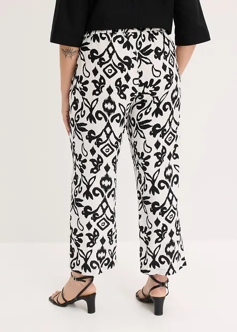 Marlenehose aus flie&szlig;ender Viskose, bonprix