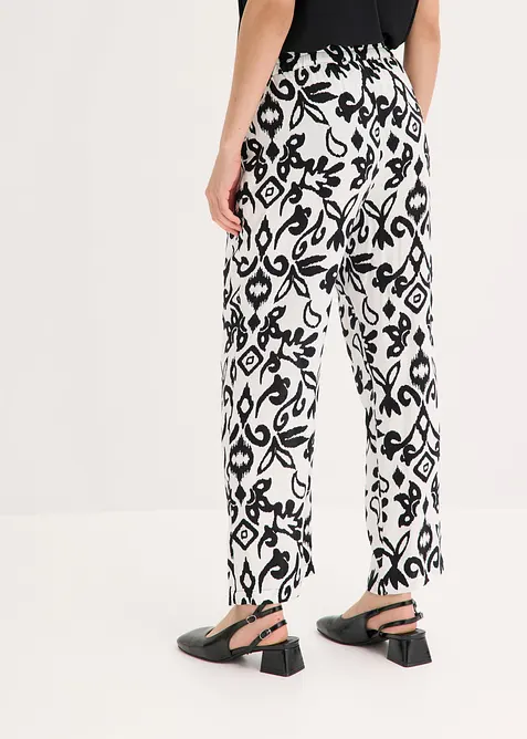 Pantalon large en viscose fluide, bonprix