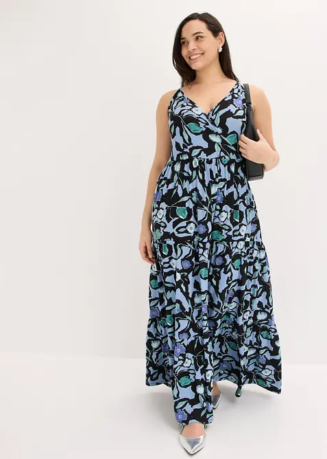 Robe longue en viscose douce et extensible, bonprix