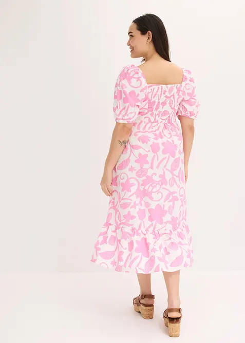 Robe midi 100% coton, bonprix