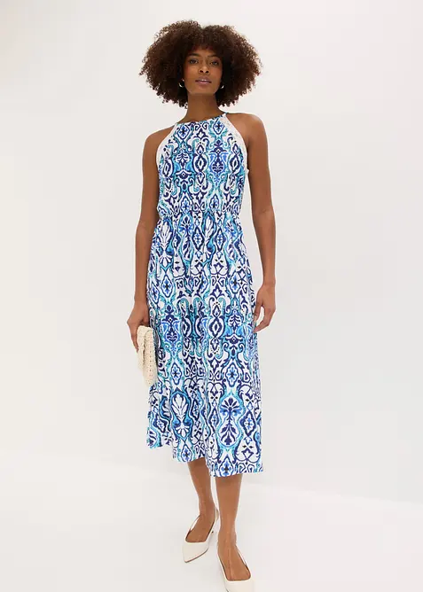 Robe midi &agrave; dentelle, bonprix