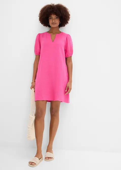 Kurzes Kleid aus Musselin, bonprix