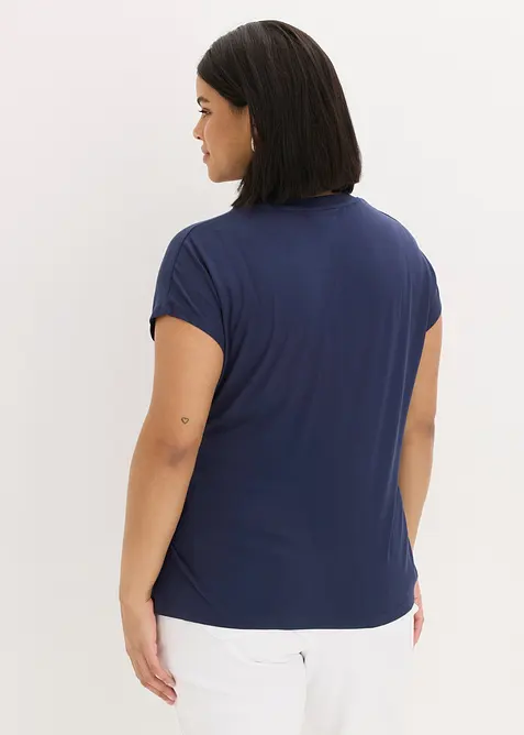 T-shirt doux en viscose extensible, bonprix