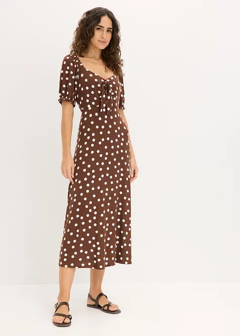 Robe midi en viscose extensible, bonprix