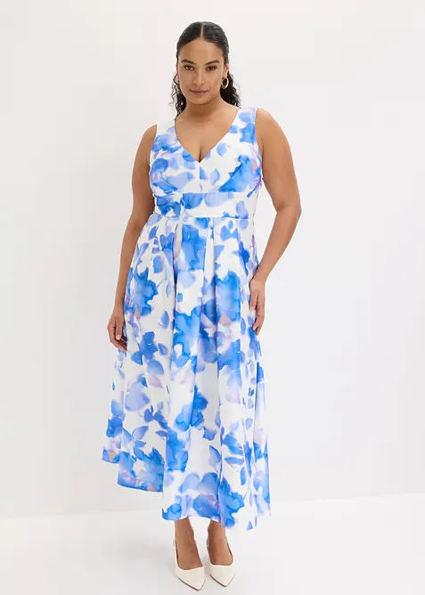 Maxikleid aus gl&auml;nzendem Satin, bonprix