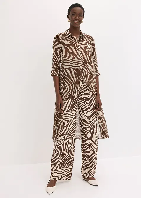 Chiffon-Longbluse, bonprix
