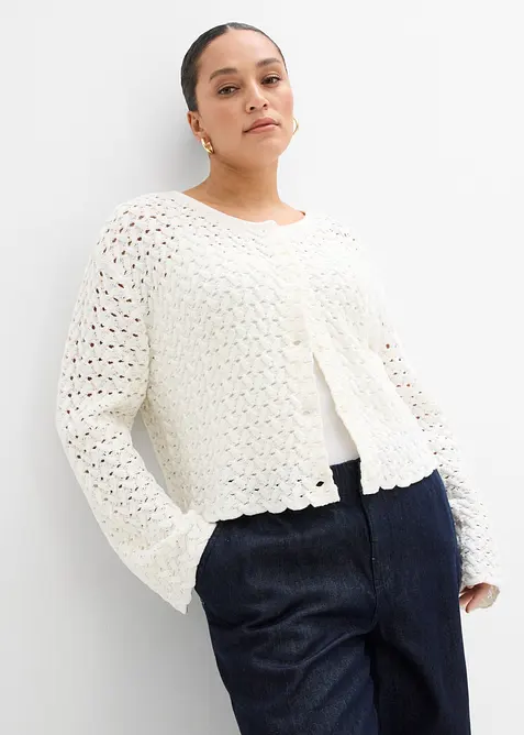 Ajour-Strickbolero, bonprix