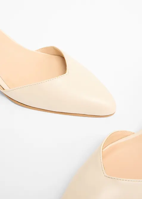 Escarpins &agrave; bride cheville et petit talon, bonprix