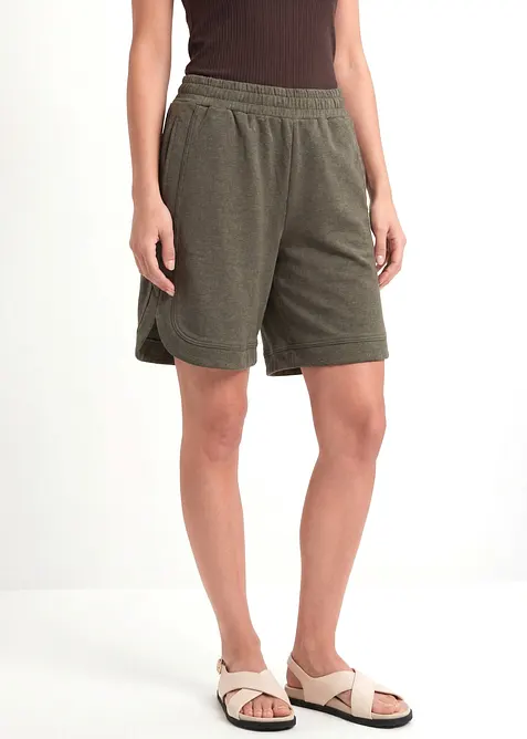 Weite Sweat-Shorts  aus Baumwoll-Mix, bonprix