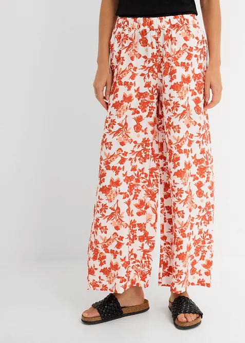 Jupe-culotte fluide en viscose m&eacute;lang&eacute;e, bonprix