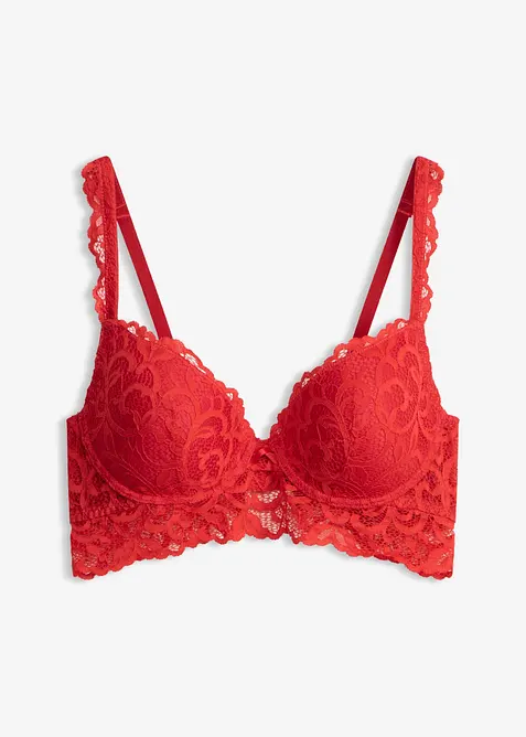 Soutien-gorge push-up en dentelle douce, bonprix
