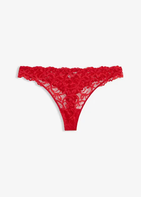 String mini en dentelle douce, bonprix