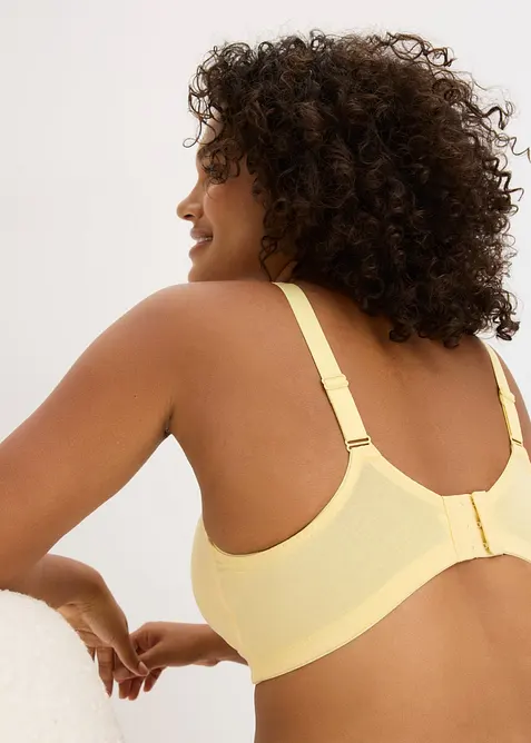 Lot de 2 soutiens-gorge coton sans armatures, bonprix