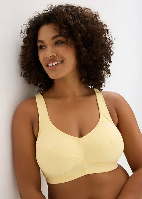 Lot de 2 soutiens-gorge coton sans armatures, bonprix