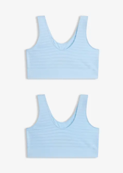 Lot de 2 brassi&egrave;res sans coutures Feel Comfort, bonprix